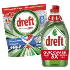 Dreft afwasmiddel of vaatwascapsules